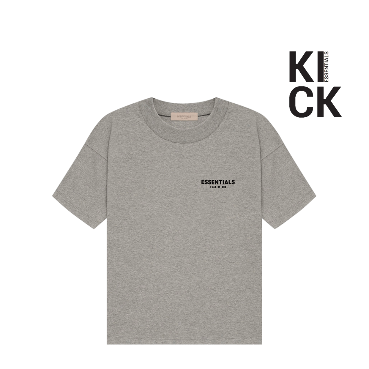 ESSENTIALS TEE 'DARK OATMEAL'