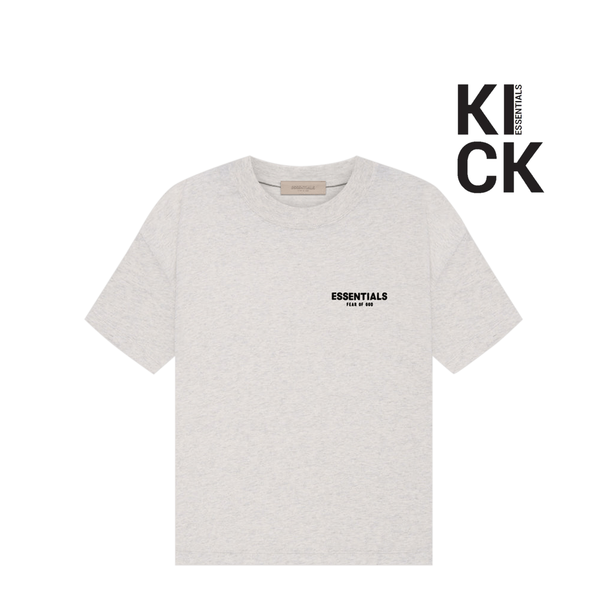 ESSENTIALS TEE 'LIGHT OATMEAL'