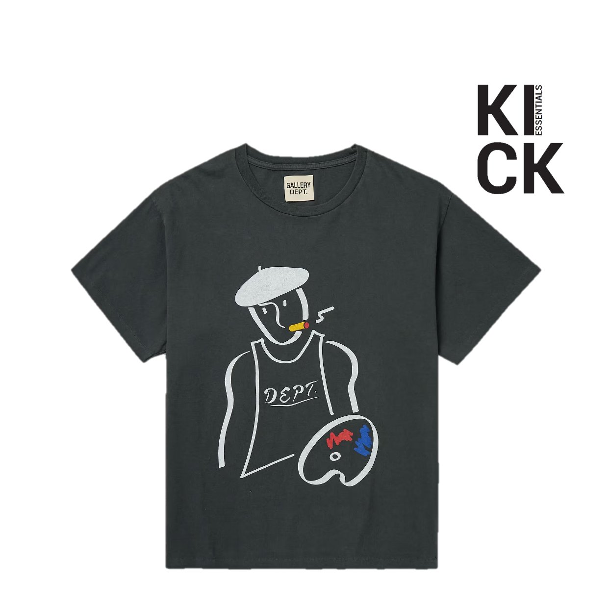 GALLERY TEE 'SMOKING ARTIST BLACK'
