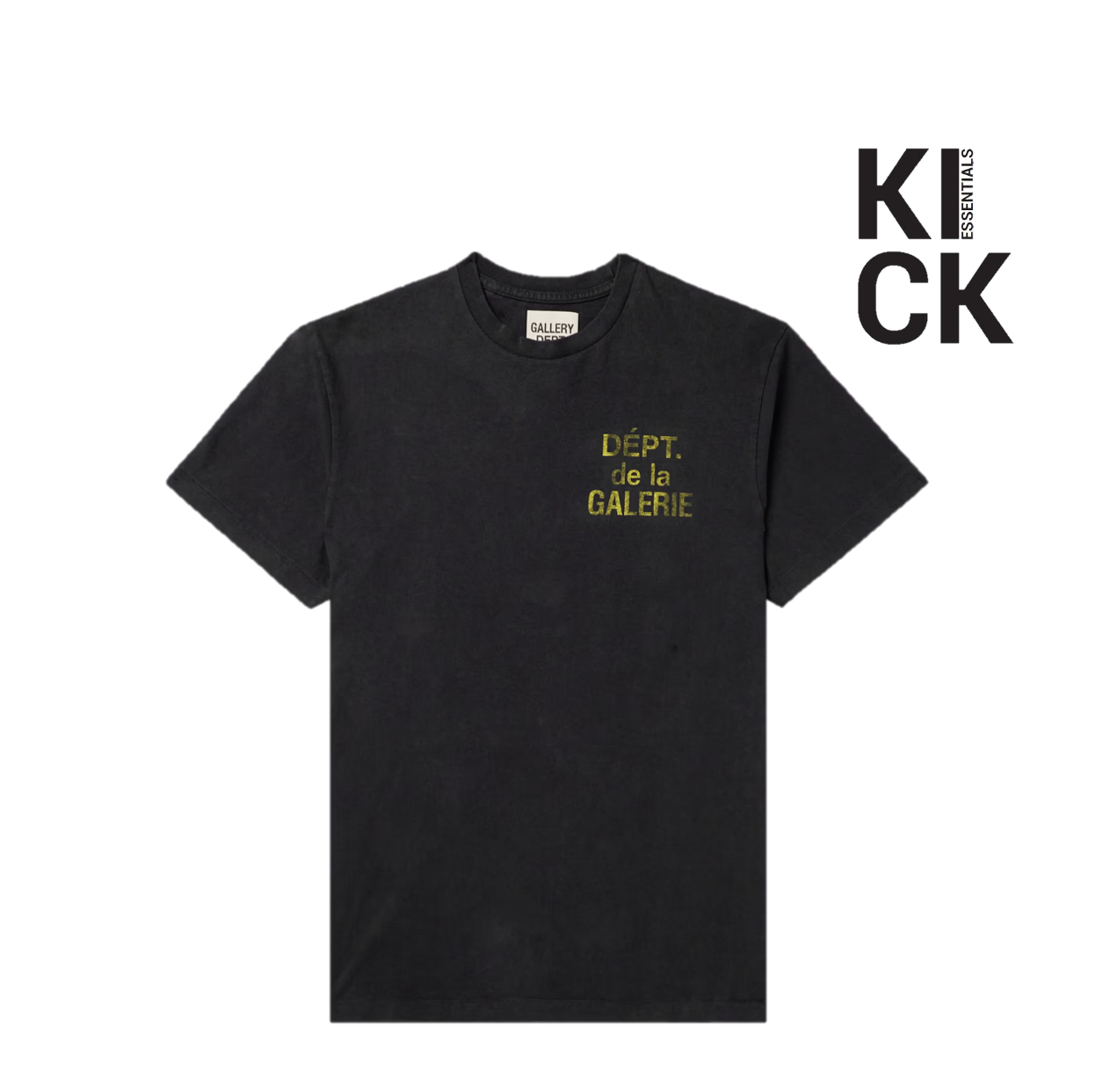 GALLERY TEE 'FRENCH LOGO BLACK'