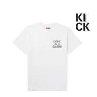 GALLERY TEE 'LOGO PRINT WHITE'