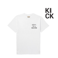 GALLERY TEE 'LOGO PRINT WHITE'