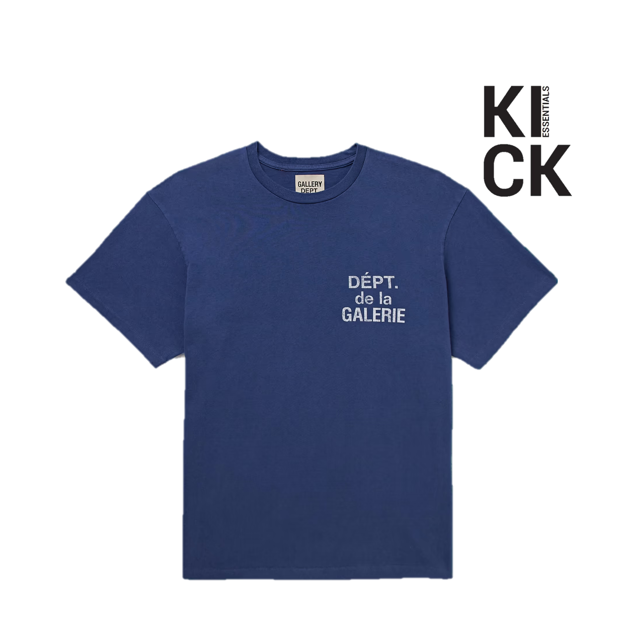 GALLERY TEE 'LOGO PRINT NAVY'