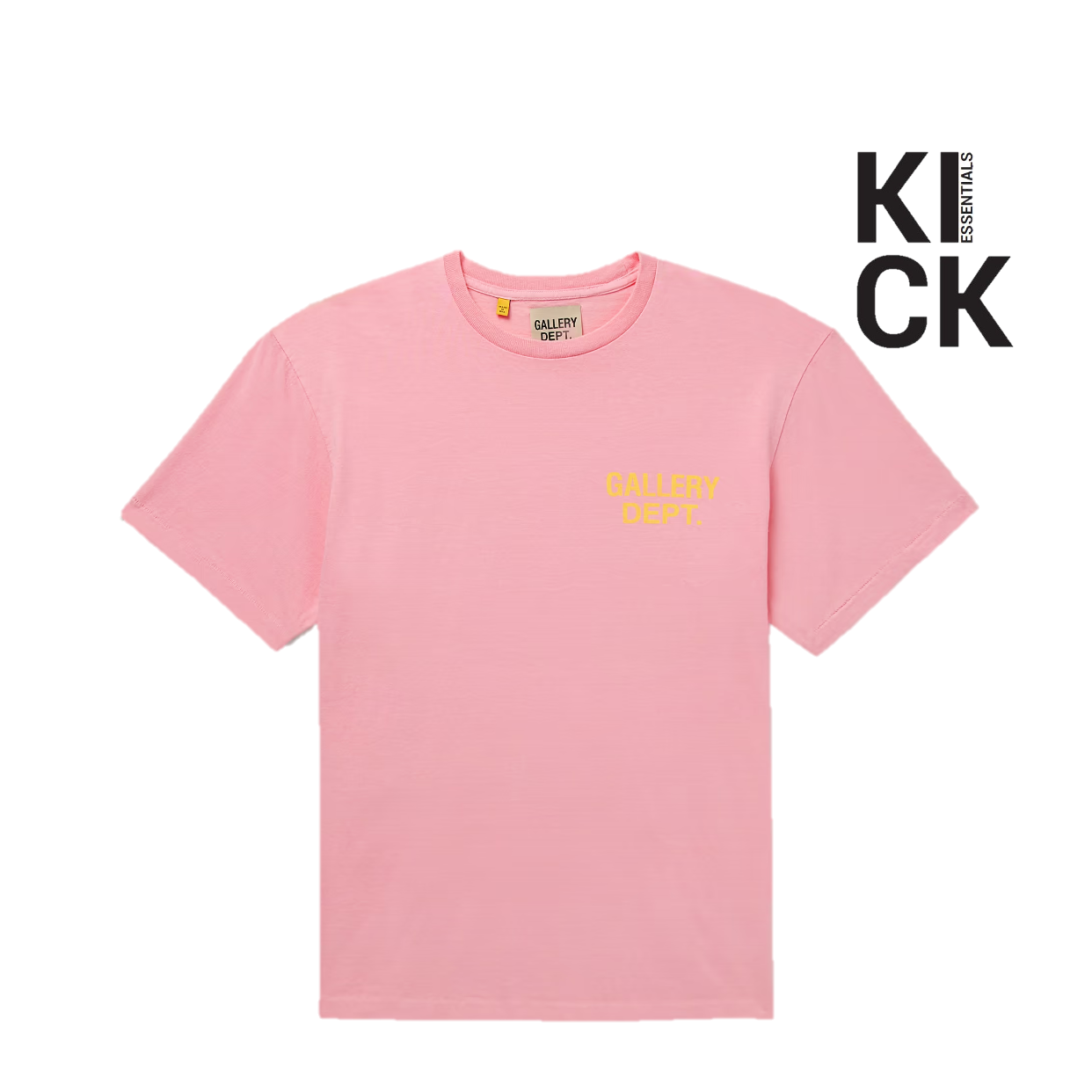 GALLERY TEE 'LOGO PRINT PINK'