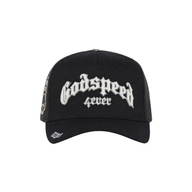 GODSPEED HAT 'TRUCKER GS FOREVER BLACK WHITE'