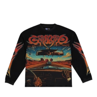 GODSPEED LONGSLEEVE 'ON THE RUN BLACK WASH'