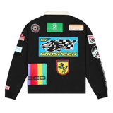GODSPEED POLO 'QUARTER-ZIP GRC BLACK'