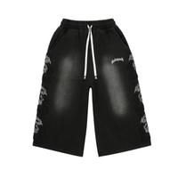 GODSPEED SHORT '3QTR NIOR STUDDED BLACK'