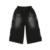 GODSPEED SHORT '3QTR NIOR STUDDED BLACK'