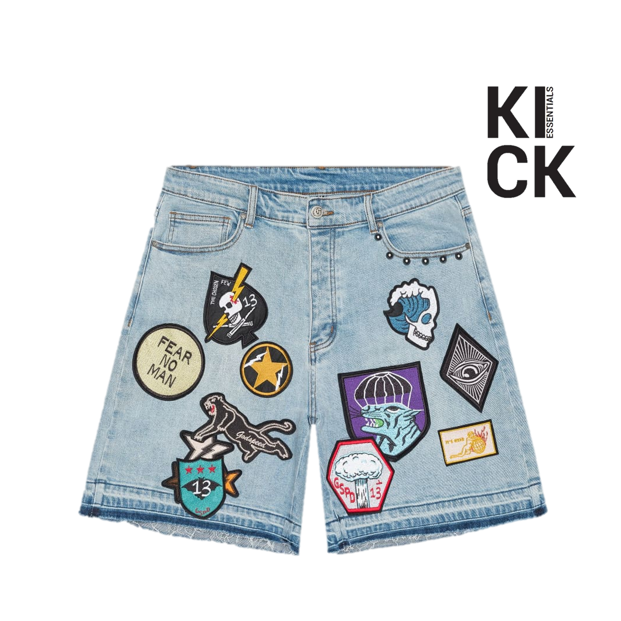 GODSPEED SHORT 'DENIM PATCHWORK BLUE'