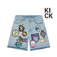 GODSPEED SHORT 'DENIM PATCHWORK BLUE'