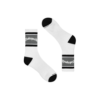 GODSPEED SOCKS 'OG LOGO WHITE GREY'