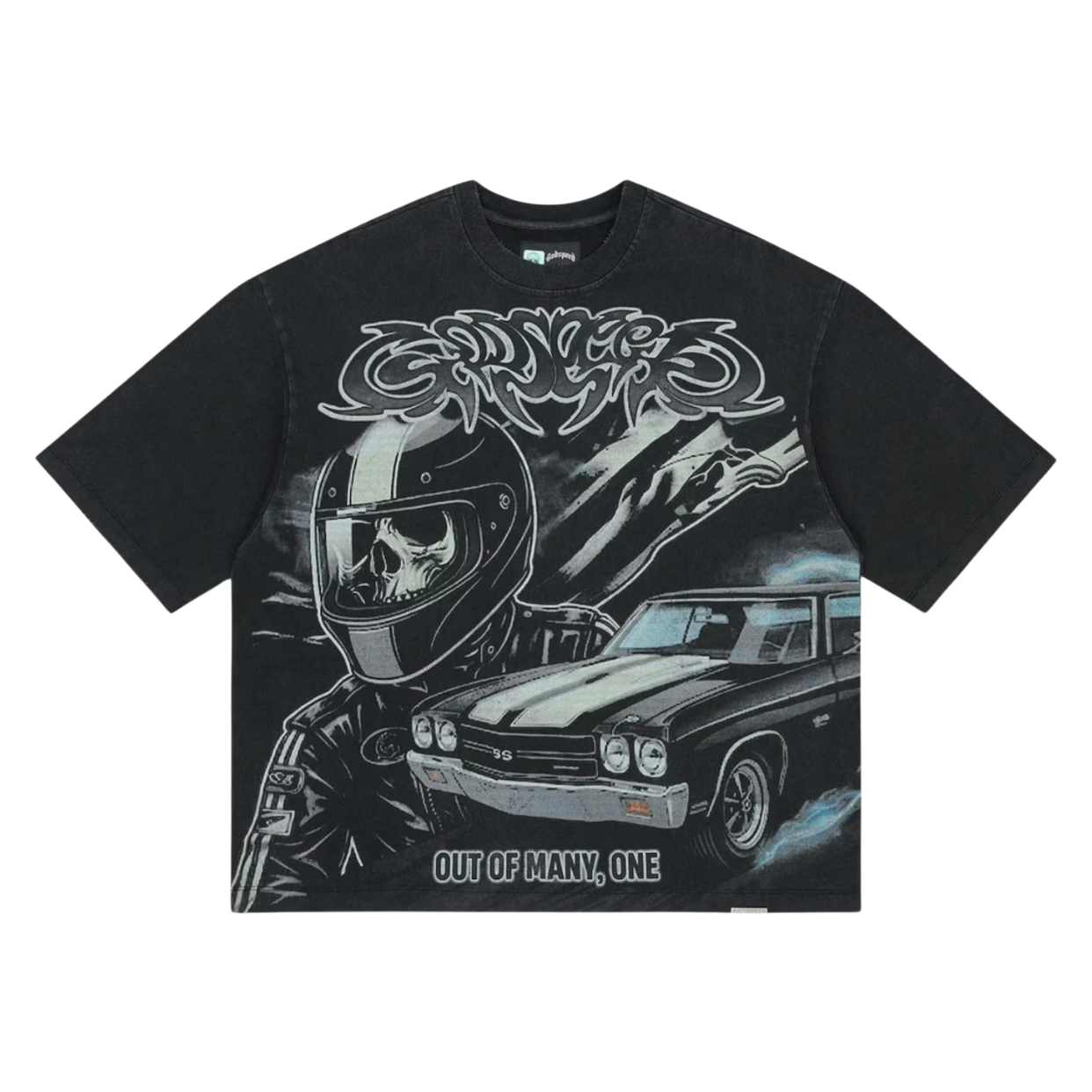 GODSPEED TEE 'AMERICAN MUSCLE BLACK'