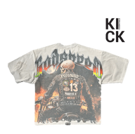 GODSPEED TEE 'BIKER NATION STONE'