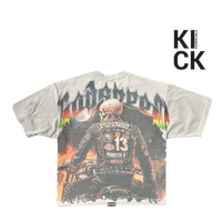 GODSPEED TEE 'BIKER NATION STONE'