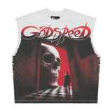 GODSPEED TEE 'SLEEVELESS FATES DOORSTEP WHITE'