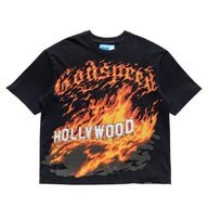 GODSPEED TEE 'HOLLYWOOD INFERNO NG BLACK'