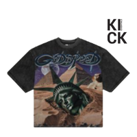 GODSPEED TEE 'MOTHER CAIRO GREY WASH'