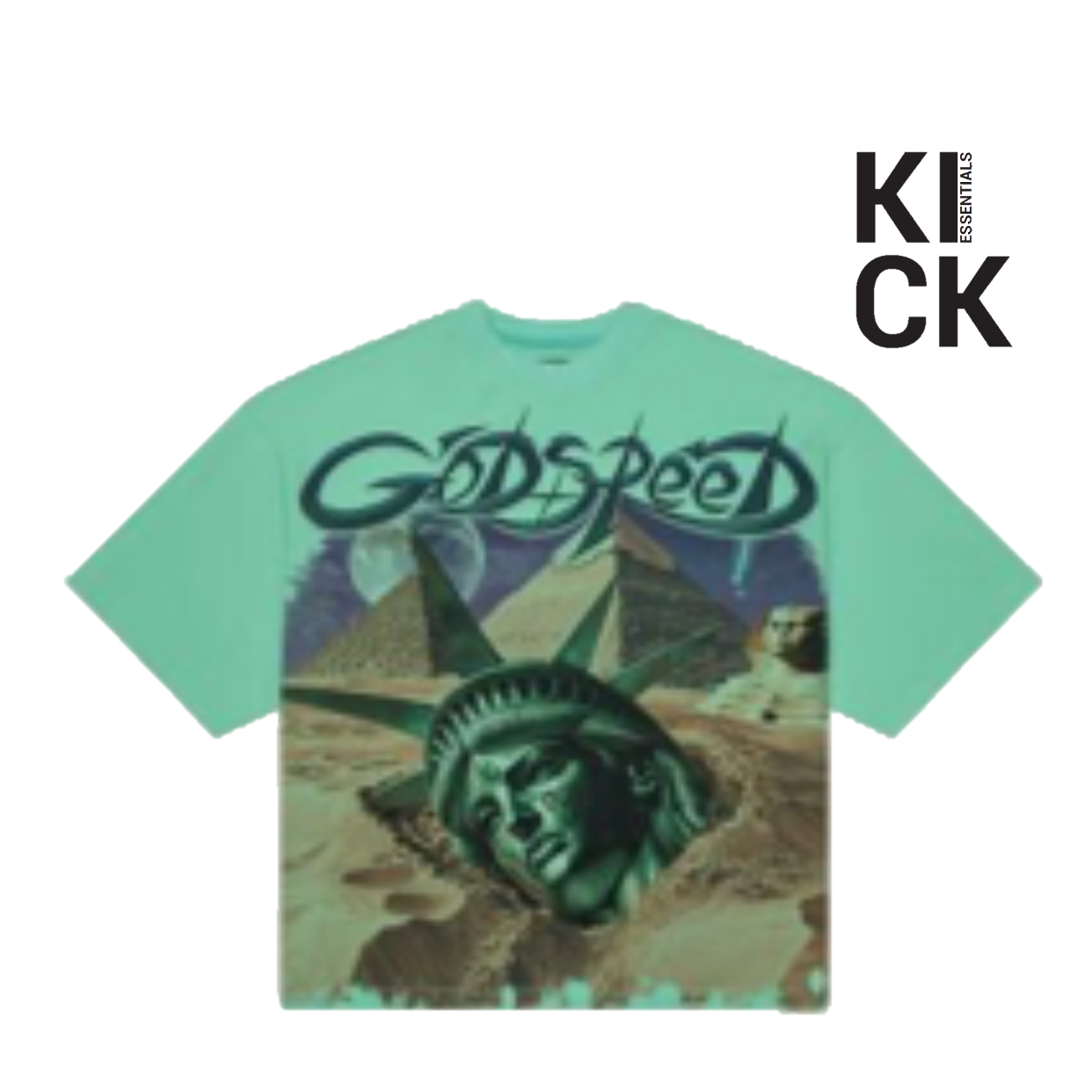 GODSPEED TEE 'MOTHER CAIRO TEAL'