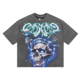 GODSPEED TEE 'LIBERTY TEARS GREY WASH'