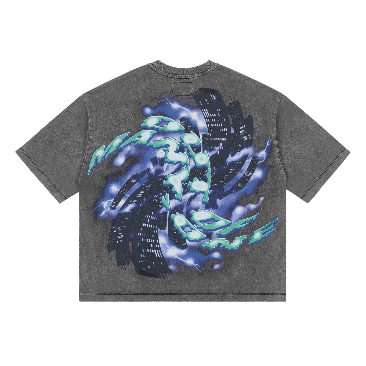 GODSPEED TEE 'LIBERTY TEARS GREY WASH'