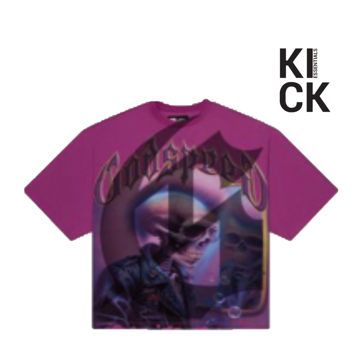 GODSPEED TEE 'MAN IN MIRROR PLUM'