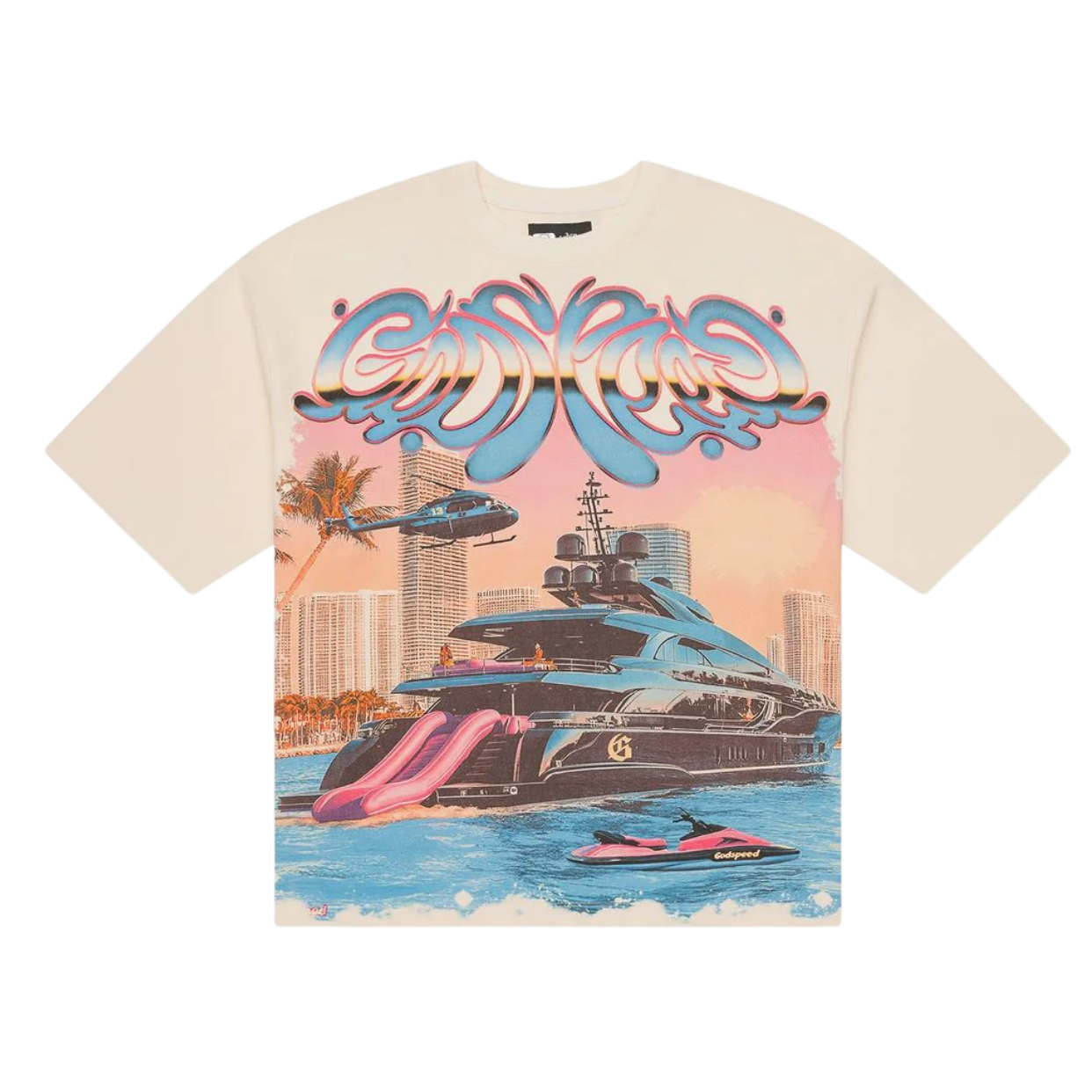 GODSPEED TEE 'MEMENTO VIVERE BONE'