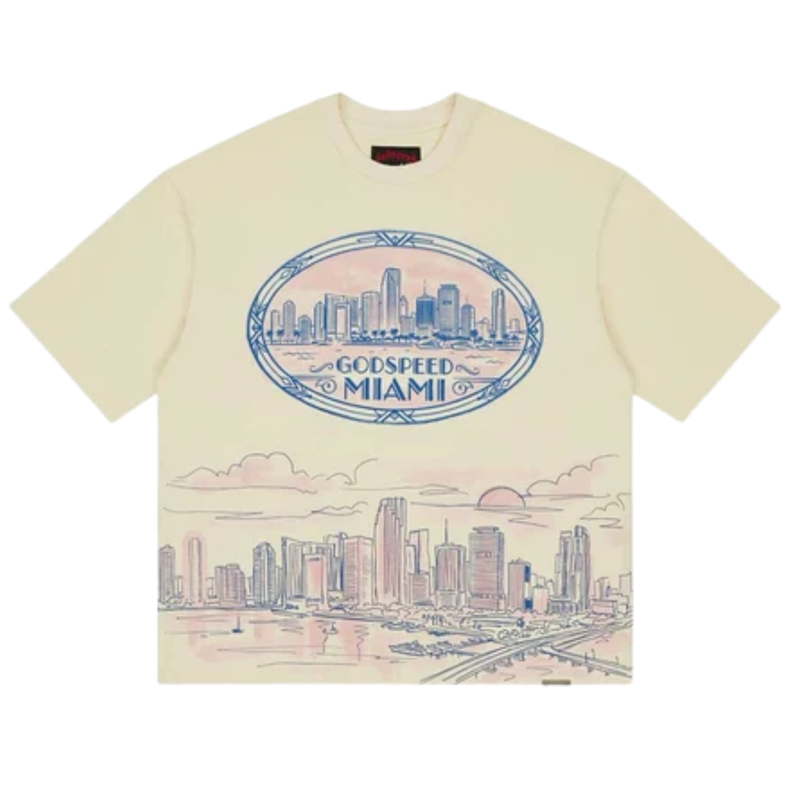 GODSPEED TEE 'MIAMI SKYLINE'