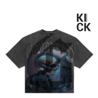 GODSPEED TEE 'MAN IN MIRROR GREY WASH'