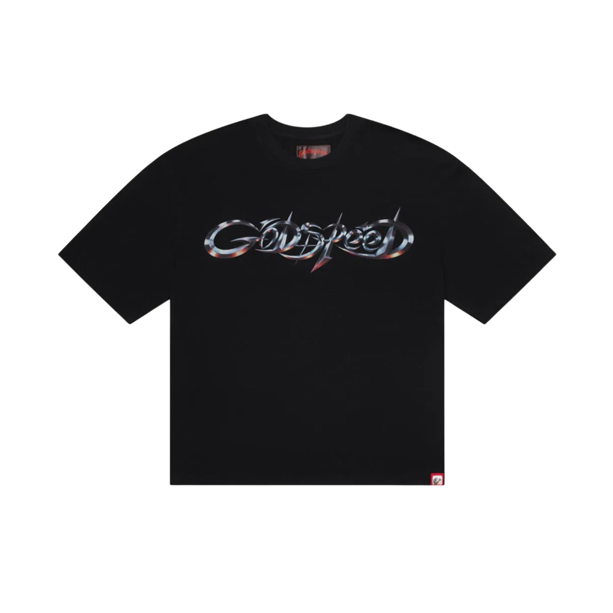 GODSPEED TEE 'NEW AGE LOGO BLACK