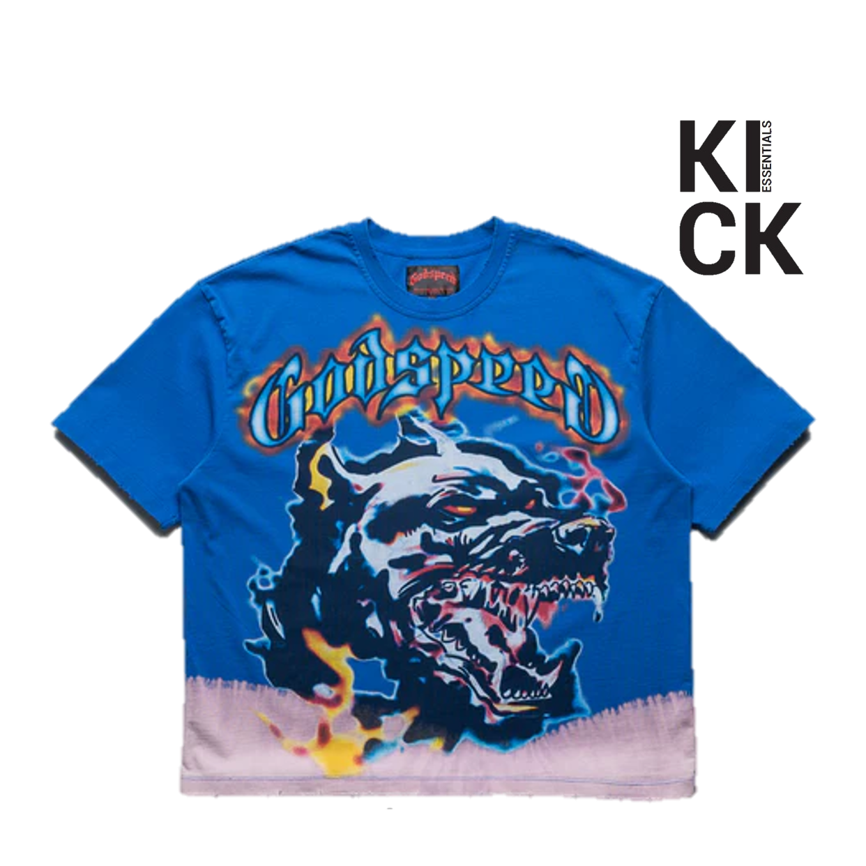 GODSPEED TEE 'OFF THE LEASH BLUE'