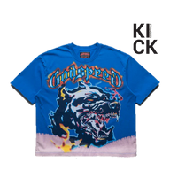 GODSPEED TEE 'OFF THE LEASH BLUE'