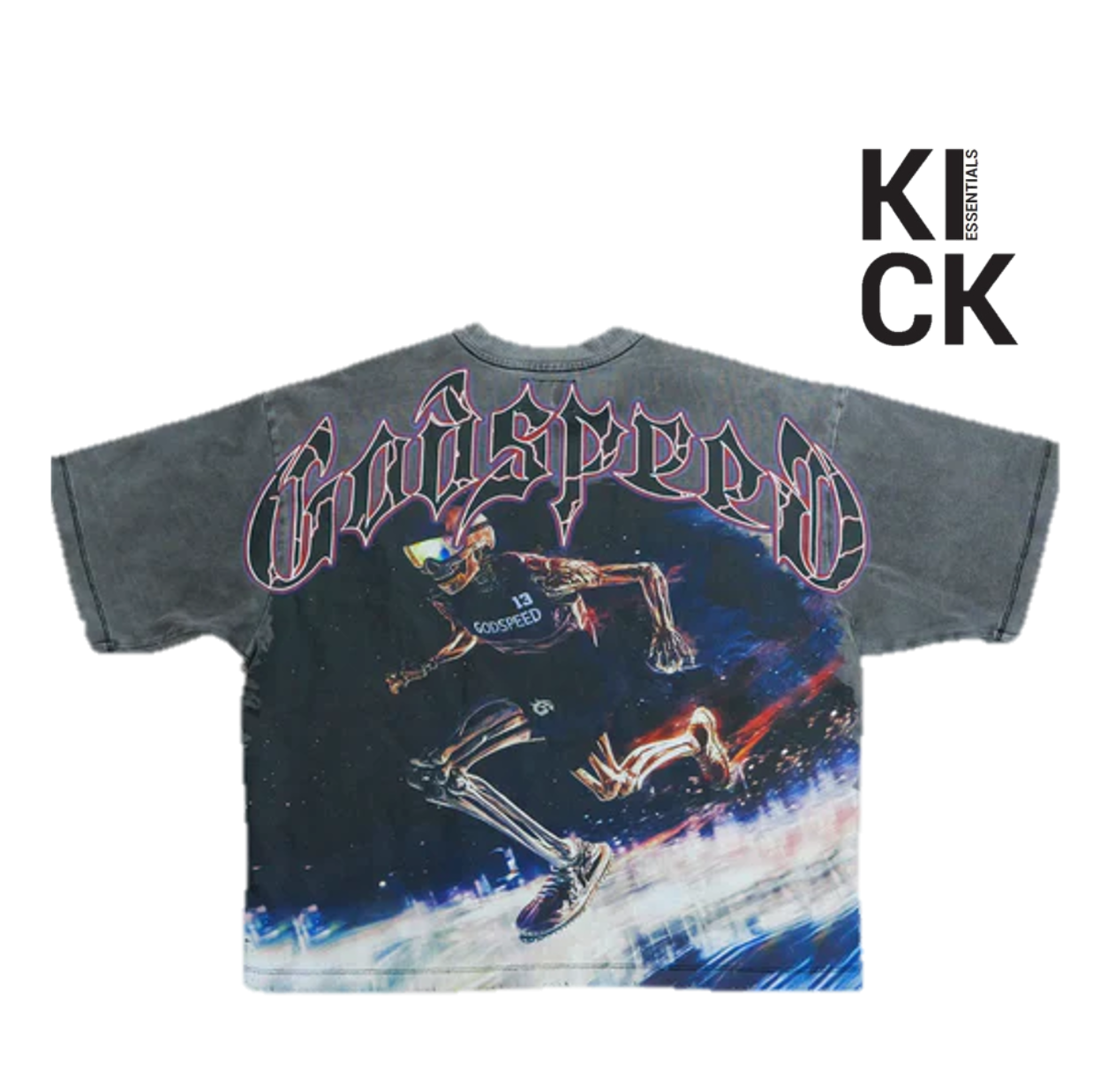 GODSPEED TEE 'RUN CLUB GREY'