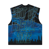GODSPEED TEE 'SLEEVELESS VOLTAGE BLUE'