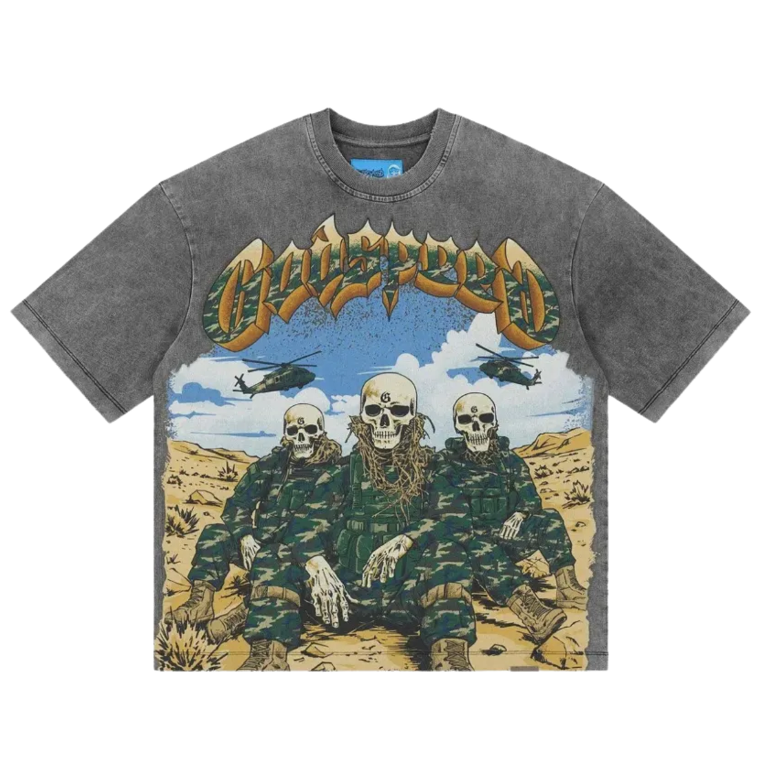 GODSPEED TEE 'SQUADRON GREY'