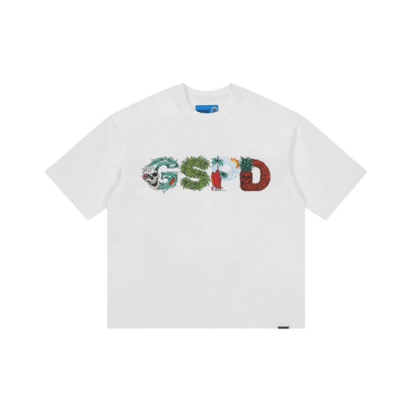 GODSPEED TEE 'SURFS UP WHITE'