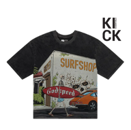 GODSPEED TEE 'SURF SHOP GREY WASH'