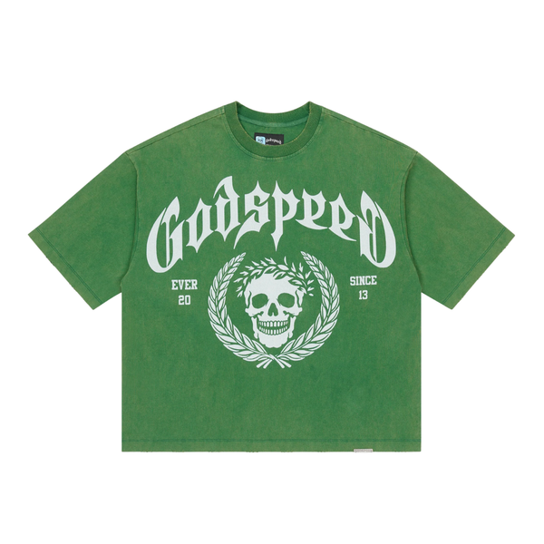 GODSPEED TEE 'VICTOR CREST GREEN'