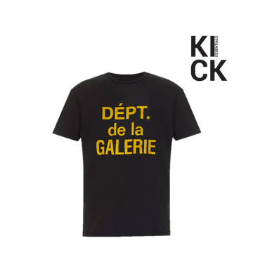 GALLERY TEE 'DEPT DE LA GALERIE BLACK