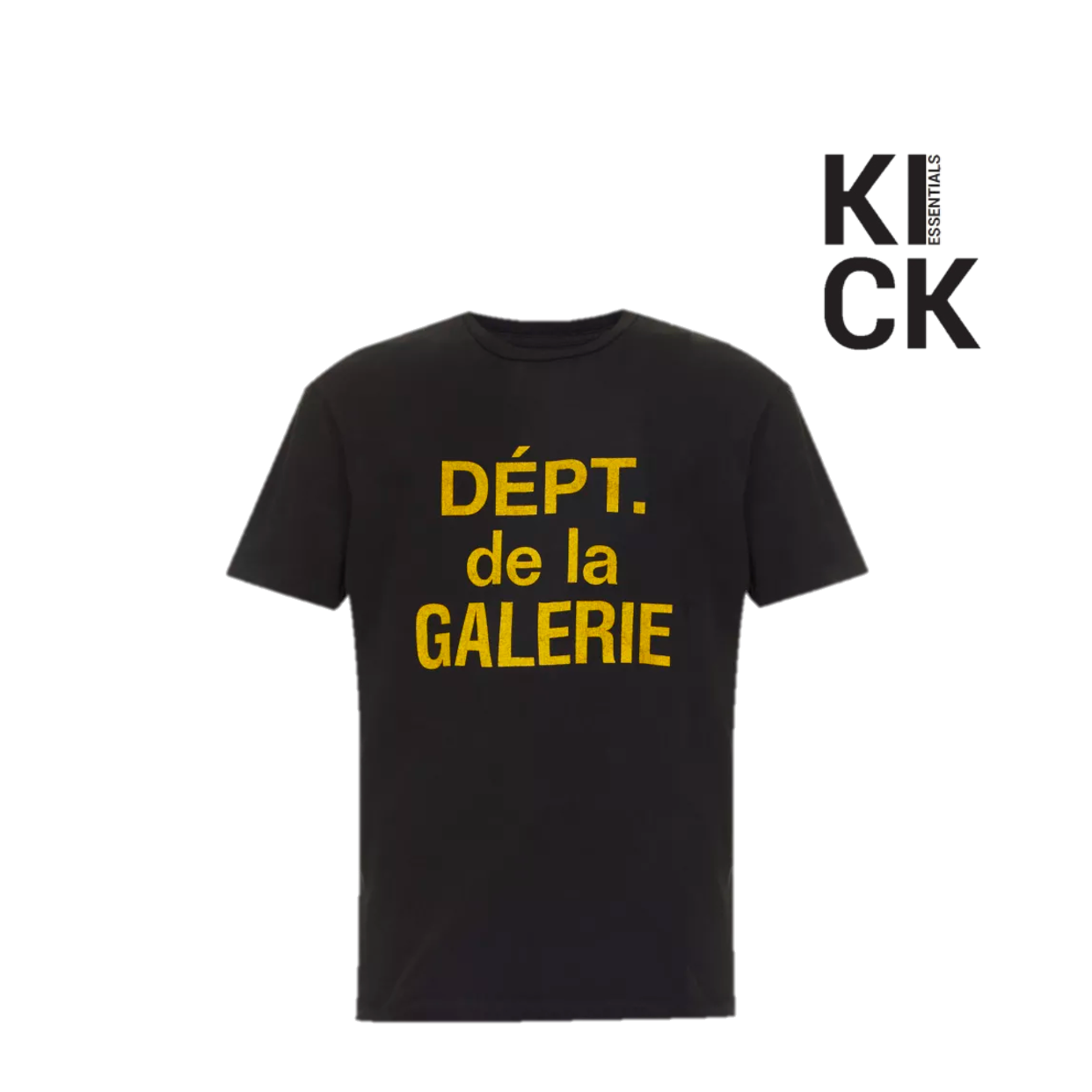 GALLERY TEE 'DEPT DE LA GALERIE BLACK