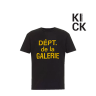 GALLERY TEE 'DEPT DE LA GALERIE BLACK