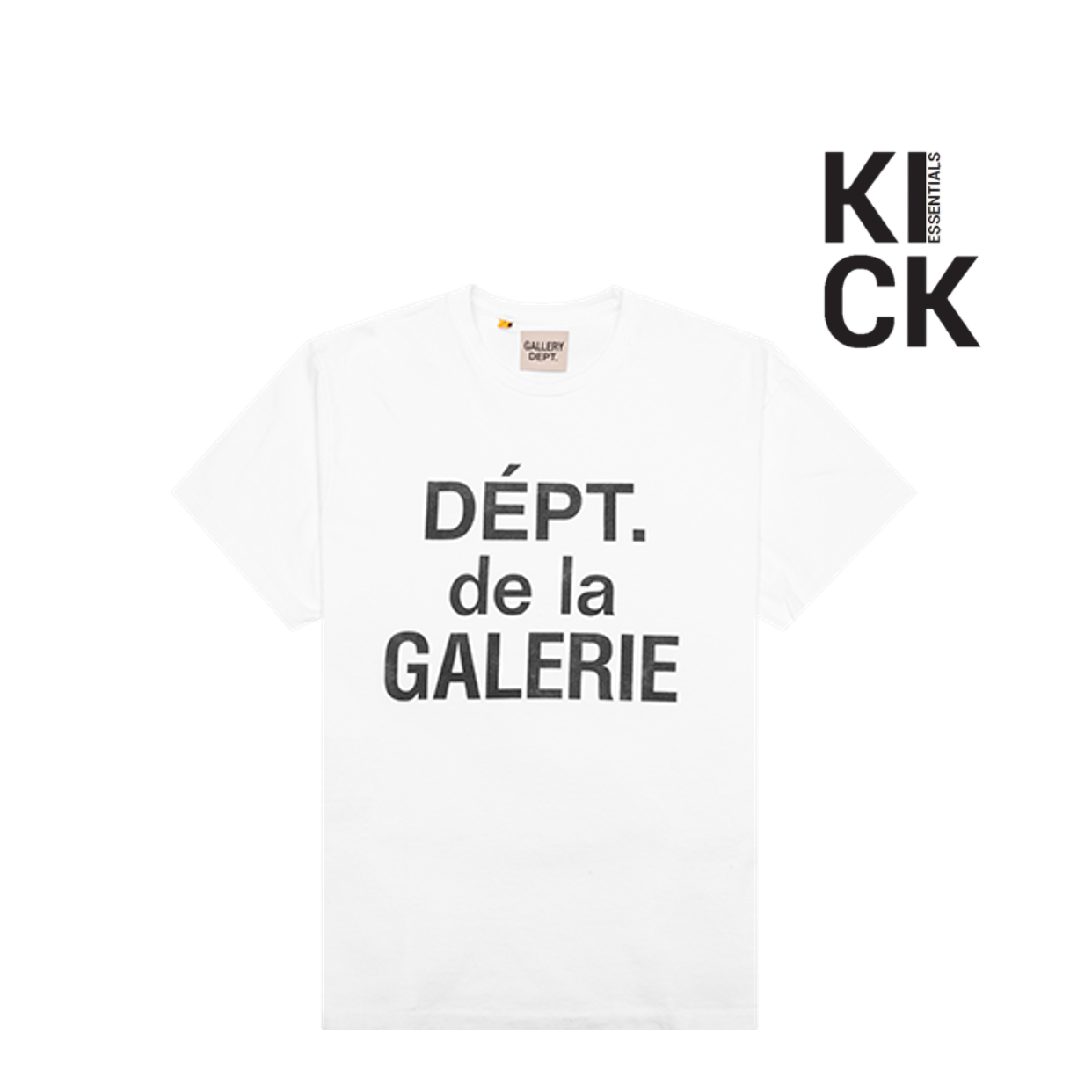 GALLERY TEE 'DEPT DE LA GALERIE WHITE'