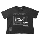 HALFWAY POINT TEE 'HALFWAY LIBERTINE BLACK'
