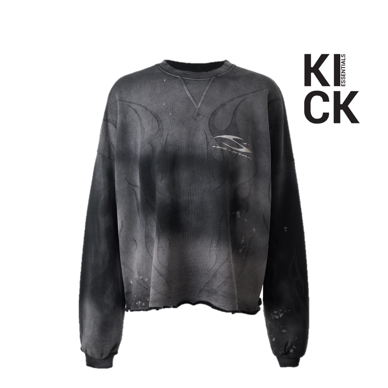 HELLSTAR LONGSLEEVE 'BURNED TRIBAL'