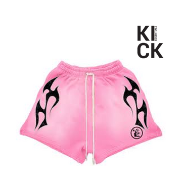 HELLSTAR SHORT 'PINK FLAMES'