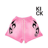 HELLSTAR SHORT 'PINK FLAMES'