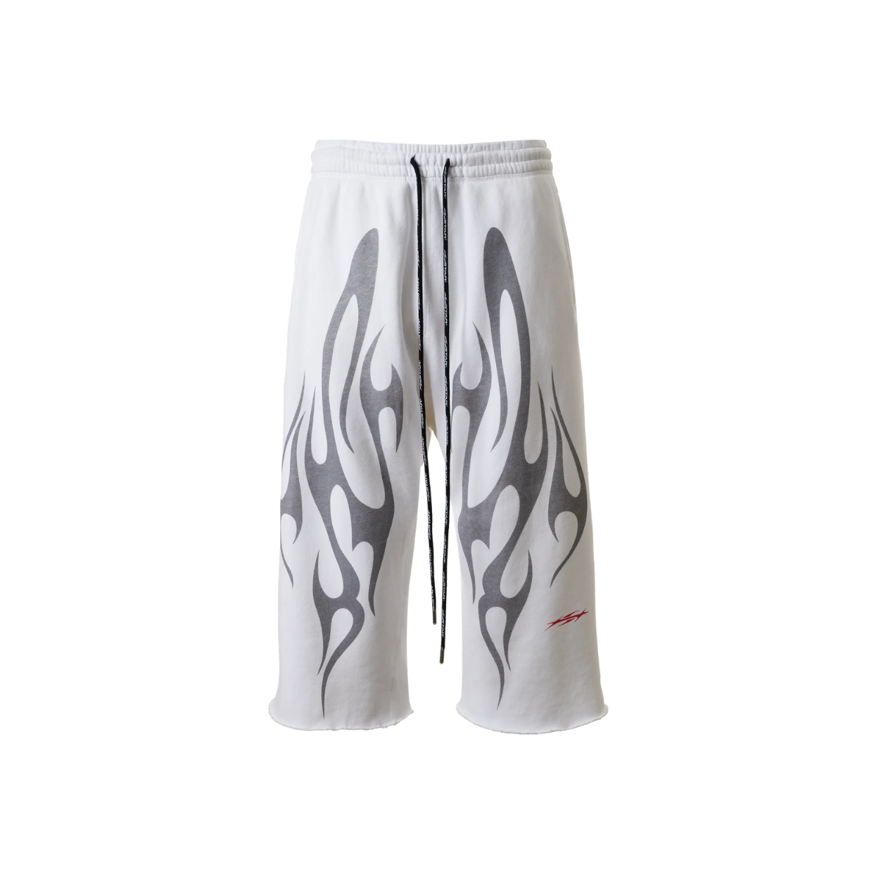 HELLSTAR SHORT 'TRIBAL FLAME 3/4 WHITE'