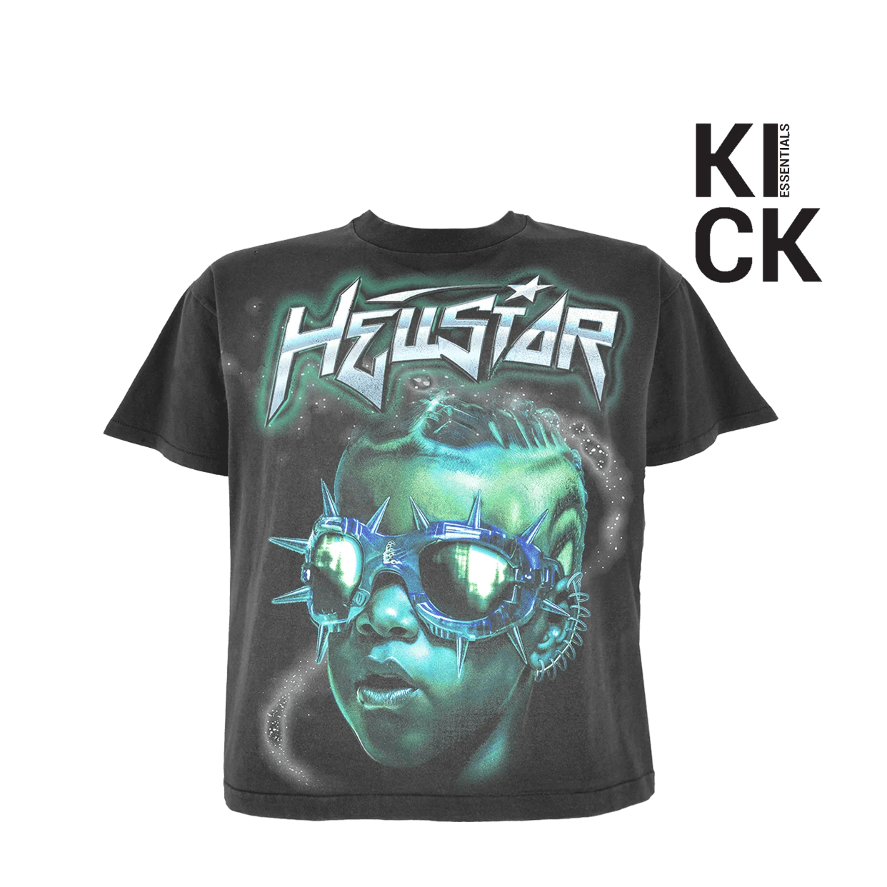 HELLSTAR TEE 'GREEN HEAD FUTURE BLACK'