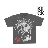 HELLSTAR TEE 'CROWNED SKULL'