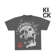 HELLSTAR TEE 'CROWNED SKULL'